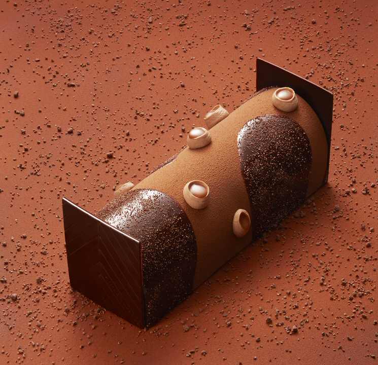 La bûche Chocolat Tonka
©Laurent Fau 